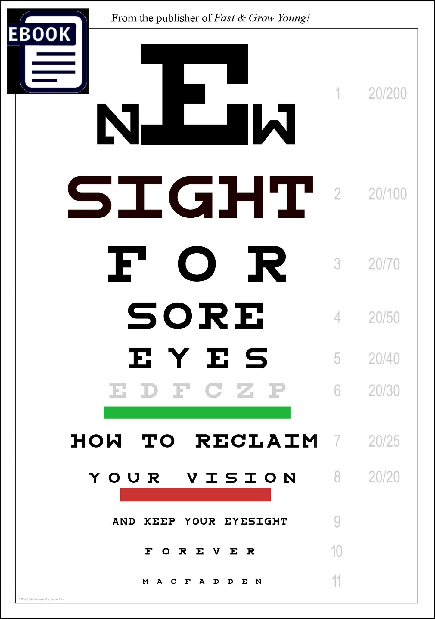 New Sight for Sore Eyes: How to Reclaim Your Vision and Keep Your Eyesight Forever *aka New Sight for Sore Eyes