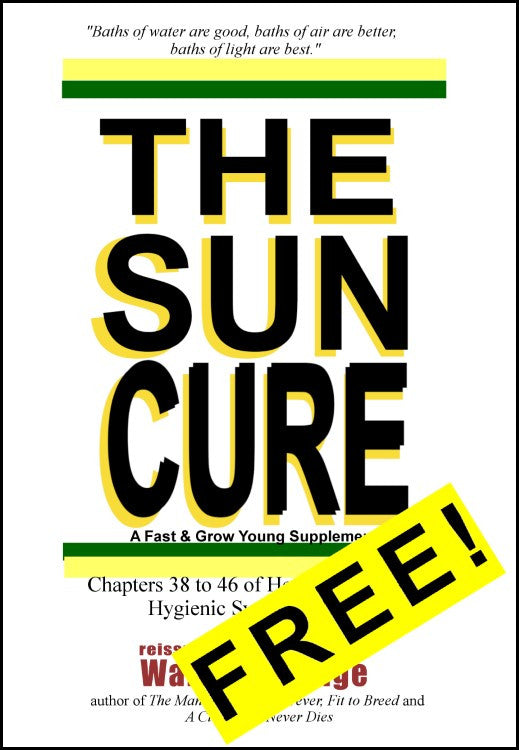 The Sun Cure by Herbert Shelton (Ebook is almost FREE!)