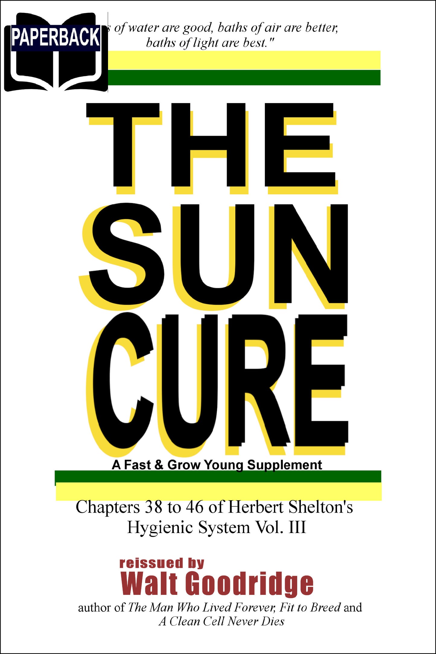 The Sun Cure by Herbert Shelton (Ebook is almost FREE!)